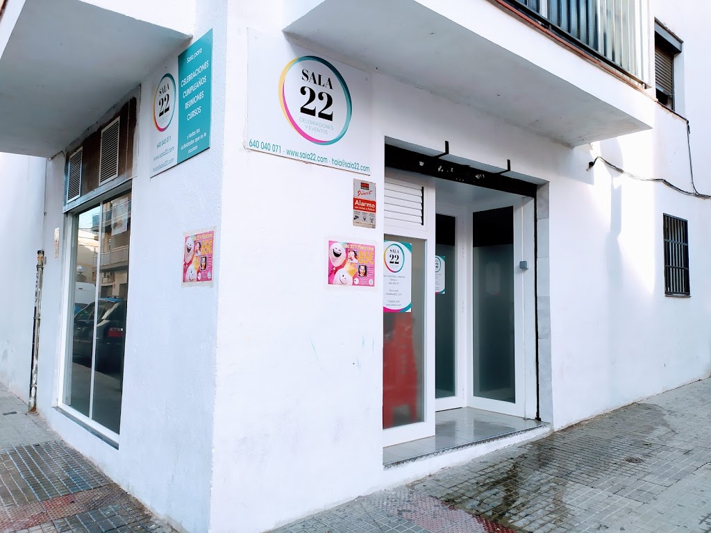 Sala 22, celebraciones y eventos