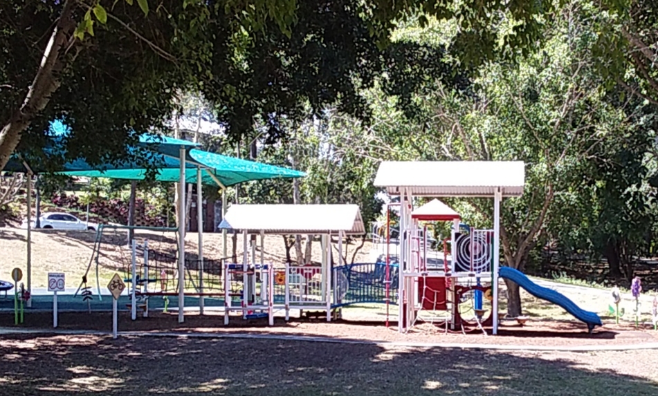 Petrol Station themed playground