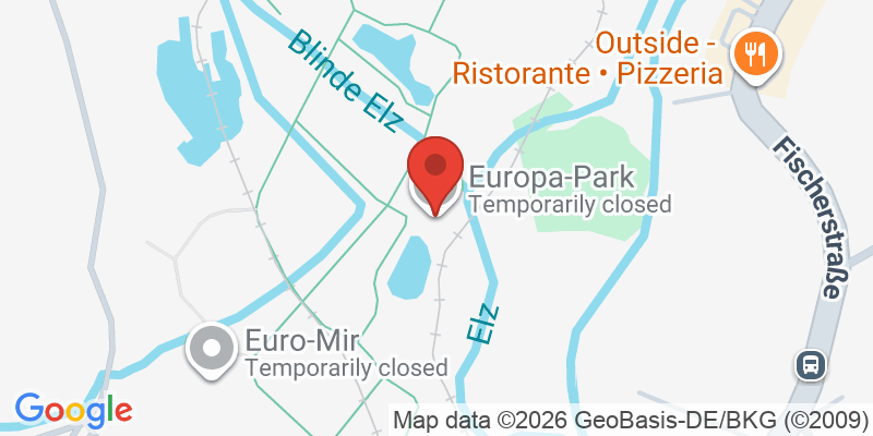 Mapa de la ubicación de Europa-Park