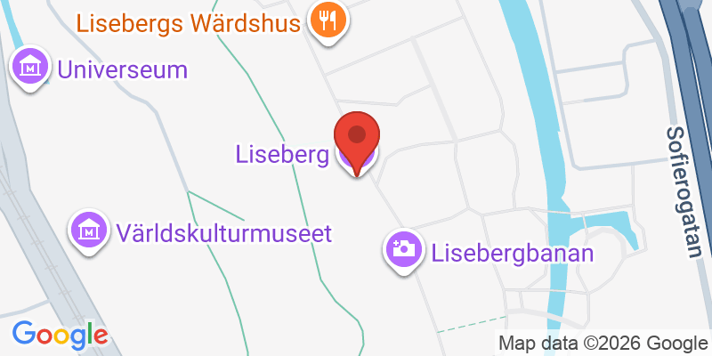 Mapa de la ubicación de Liseberg