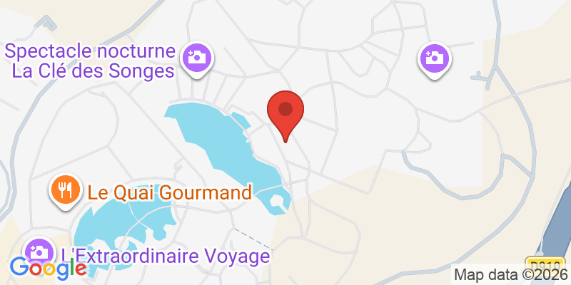 Mapa de la ubicación de Futuroscope