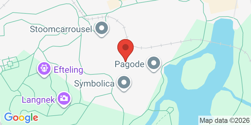 Mapa de la ubicación de Efteling