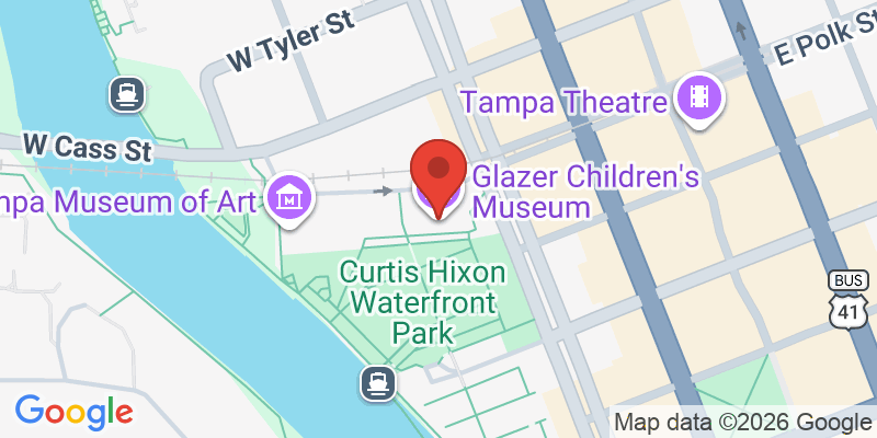 Mapa de la ubicación de Glazer Children's Museum