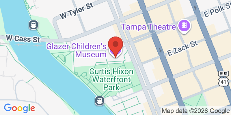 Mapa de la ubicación de Glazer Children's Museum