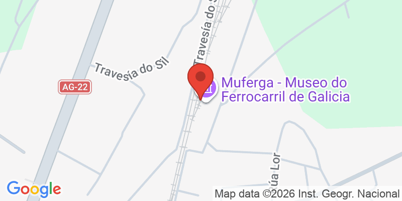 Mapa de la ubicación de Museo Do Ferrocarril De Galicia