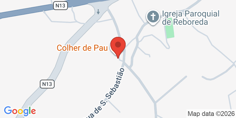 Mapa de la ubicación de Colher de Pau