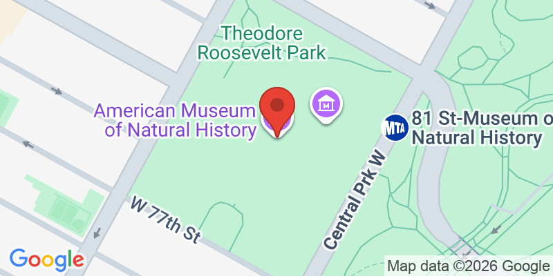 Mapa de la ubicación de Museo Americano de Historia Natural