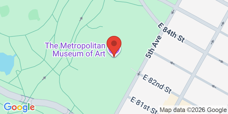Mapa de la ubicación de The Metropolitan Museum of Art