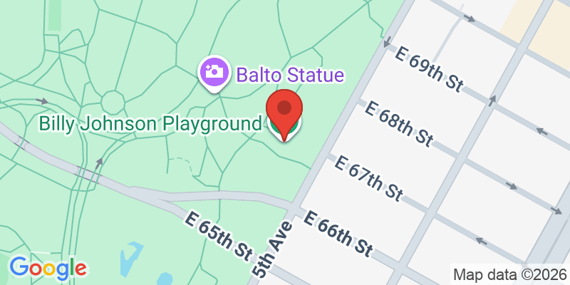 Mapa de la ubicación de Billy Johnson Playground