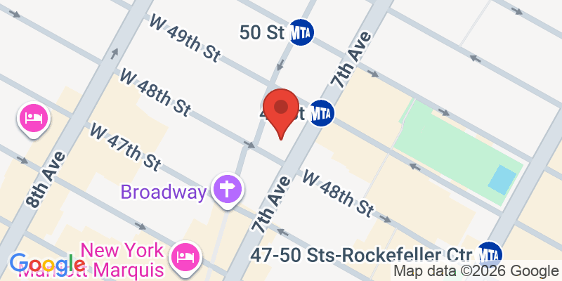 Mapa de la ubicación de M&M'S World