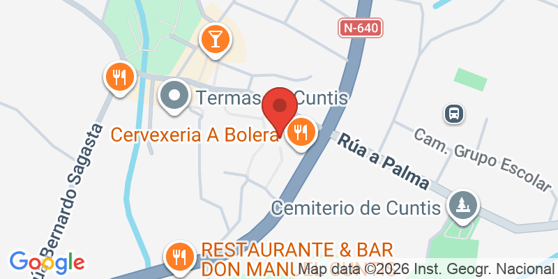Mapa de la ubicación de Parque De A Feira