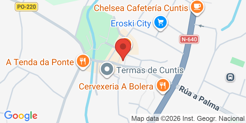 Mapa de la ubicación de O Rincon Das Burgas