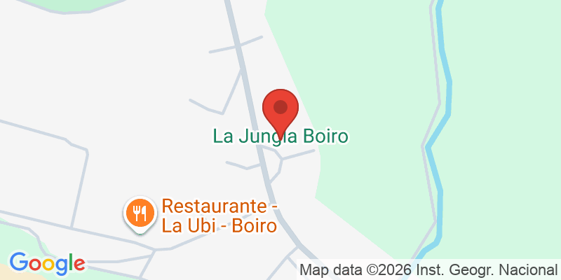 Mapa de la ubicación de La Jungla Boiro