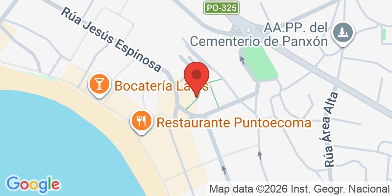 Mapa de la ubicación de Parque Infantil de Panxón