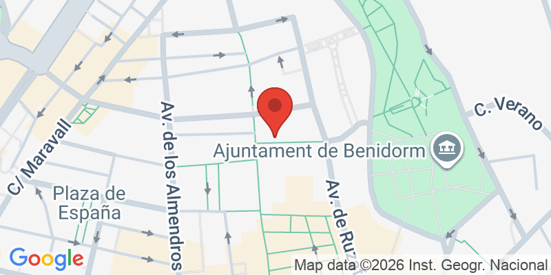 Mapa de la ubicación de Parque de Bolas Chiquipark Piruetes Benidorm