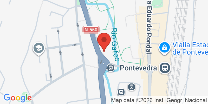 Mapa de la ubicación de Baby Shop Pontevedra