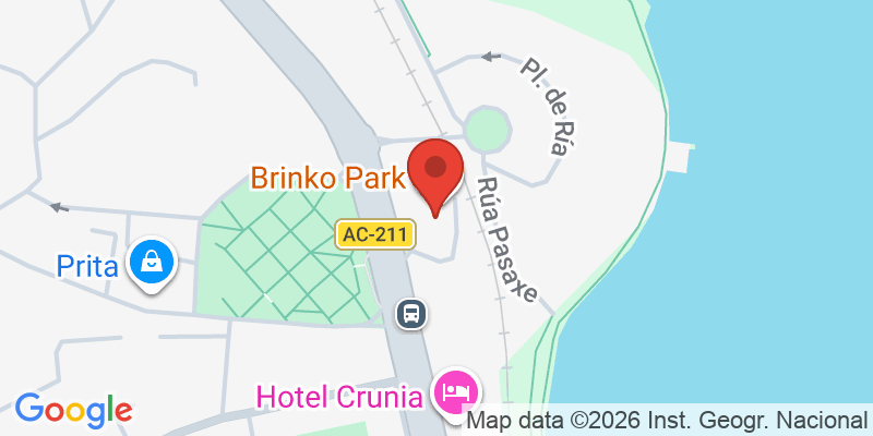 Mapa de la ubicación de Brinko Park Cafetería