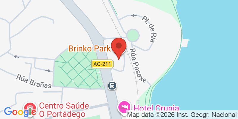 Mapa de la ubicación de Brinko Park