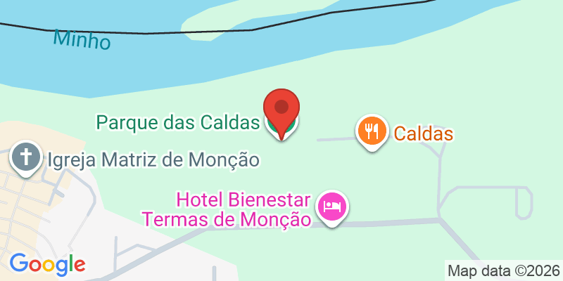 Mapa de la ubicación de Parque infantil das Caldas