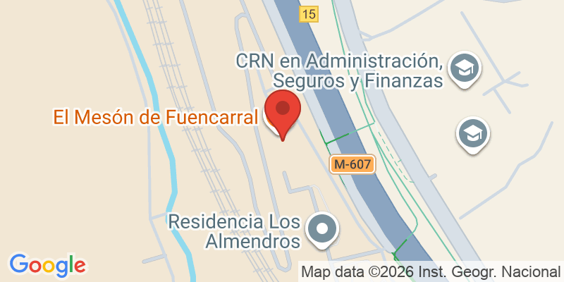 Mapa de la ubicación de El Mesón de Fuencarral