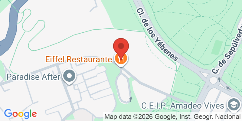 Mapa de la ubicación de Eiffel Restaurante