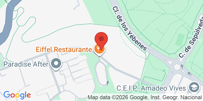 Mapa de la ubicación de Eiffel Restaurante