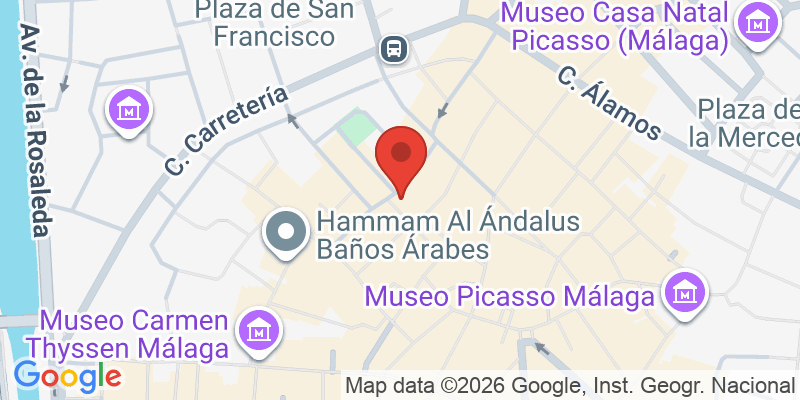 Mapa de la ubicación de Dideco Málaga