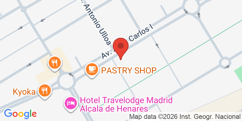 Mapa de la ubicación de Dideco Alcalá de Henares