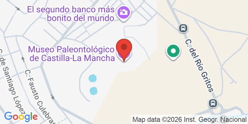 Mapa de la ubicación de Museo Paleontológico de Castilla-La Mancha