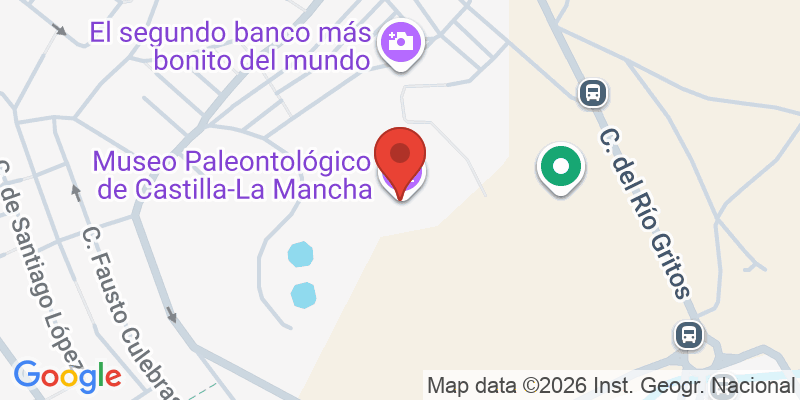 Mapa de la ubicación de Museo Paleontológico de Castilla-La Mancha
