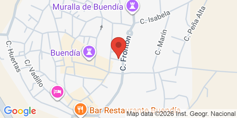 Mapa de la ubicación de Multiaventura Buendía