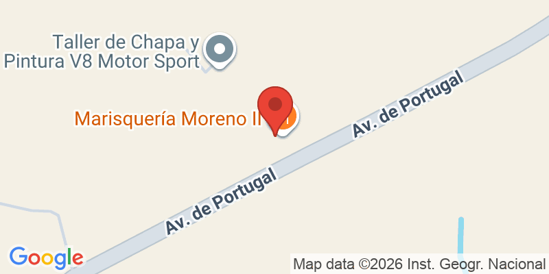 Mapa de la ubicación de Marisquería Moreno II