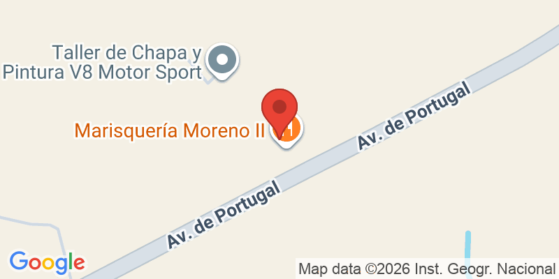 Mapa de la ubicación de Marisquería Moreno II