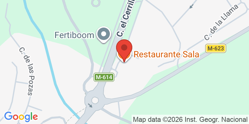 Mapa de la ubicación de Restaurante Sala