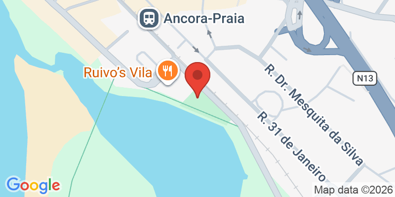 Mapa de la ubicación de Jardim do Parque Infantil de Vila Praia de Âncora