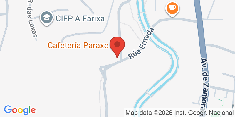 Mapa de la ubicación de Paraxe