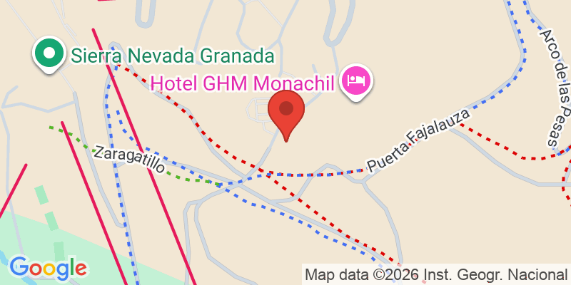 Mapa de la ubicación de El Lodge Ski &amp; Spa