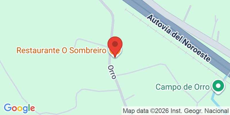 Mapa de la ubicación de Restaurante O Sombreiro