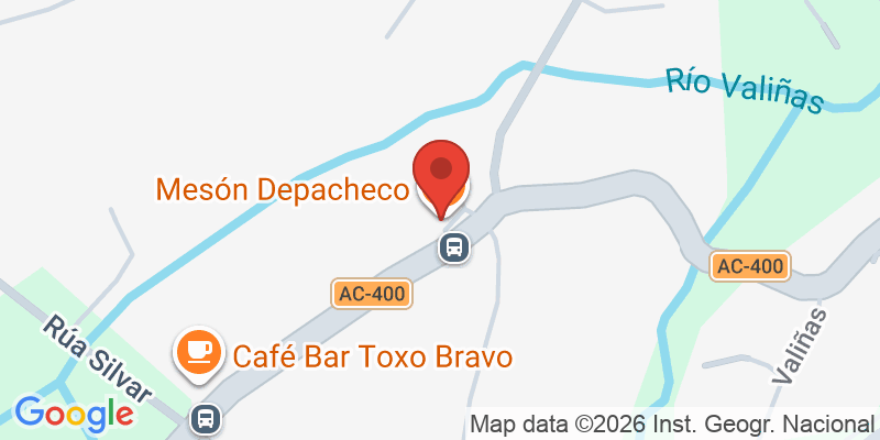 Mapa de la ubicación de Mesón Depacheco