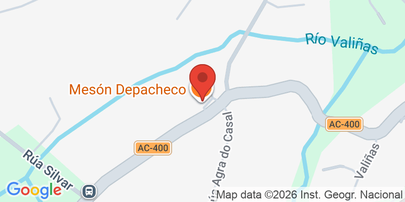 Mapa de la ubicación de Mesón Depacheco
