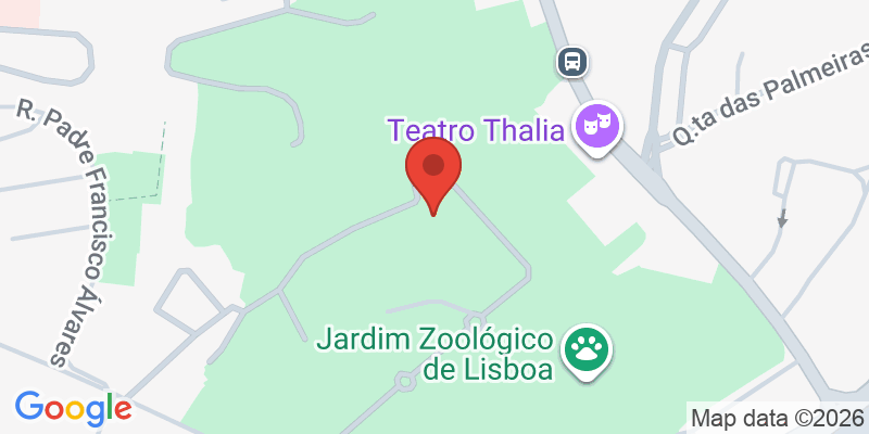 Mapa de la ubicación de Lisbon Zoo