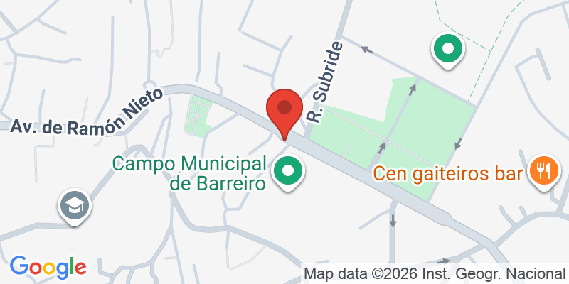 Mapa de la ubicación de La Terraza de Cortegada