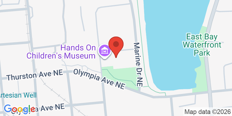 Mapa de la ubicación de Hands On Children's Museum