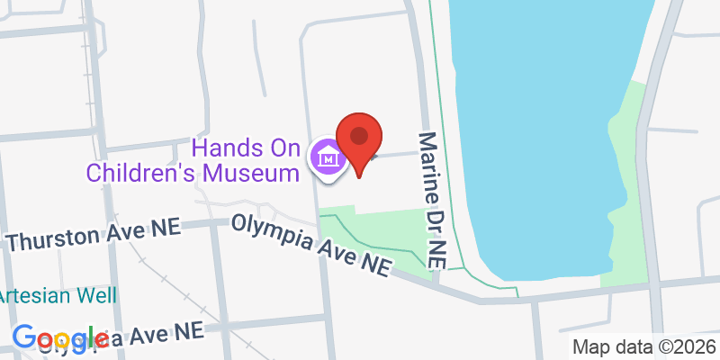 Mapa de la ubicación de Hands On Children's Museum