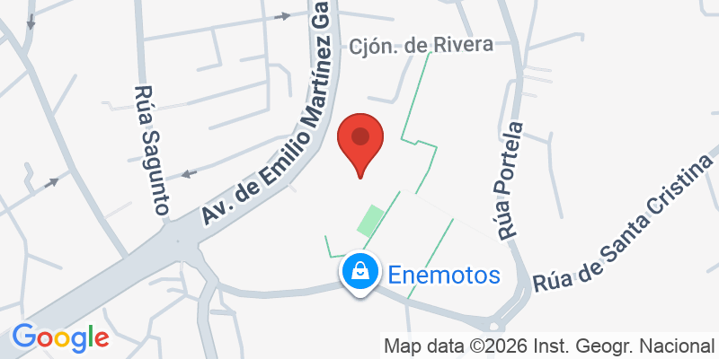 Mapa de la ubicación de Rivera Atienza