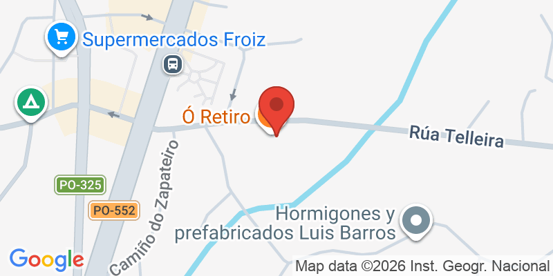 Mapa de la ubicación de Restaurante El Retiro