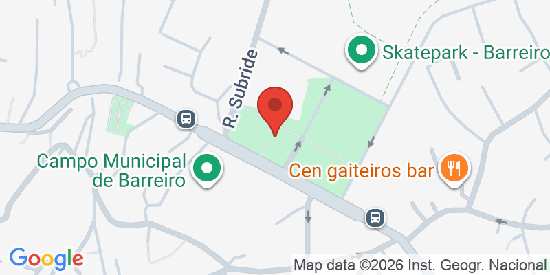 Mapa de la ubicación de Parque infantil de Barreiro