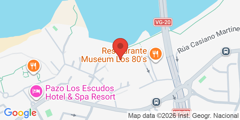 Mapa de la ubicación de Rúa de Roade, 52