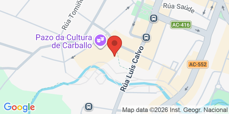 Mapa de la ubicación de Cabanas da Ría