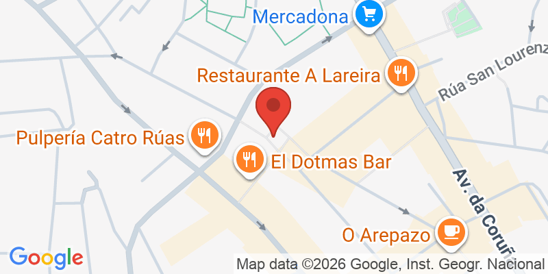 Mapa de la ubicación de La Mona Azúl